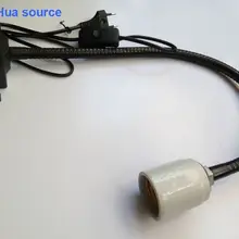 Настенные светильники DIY светодиодный Макс 40 мм аквариум зажим с лампой светильник для аквариума стент коралловый фонарь Стенд гусиная шея с зажимом E40 держатель лампы