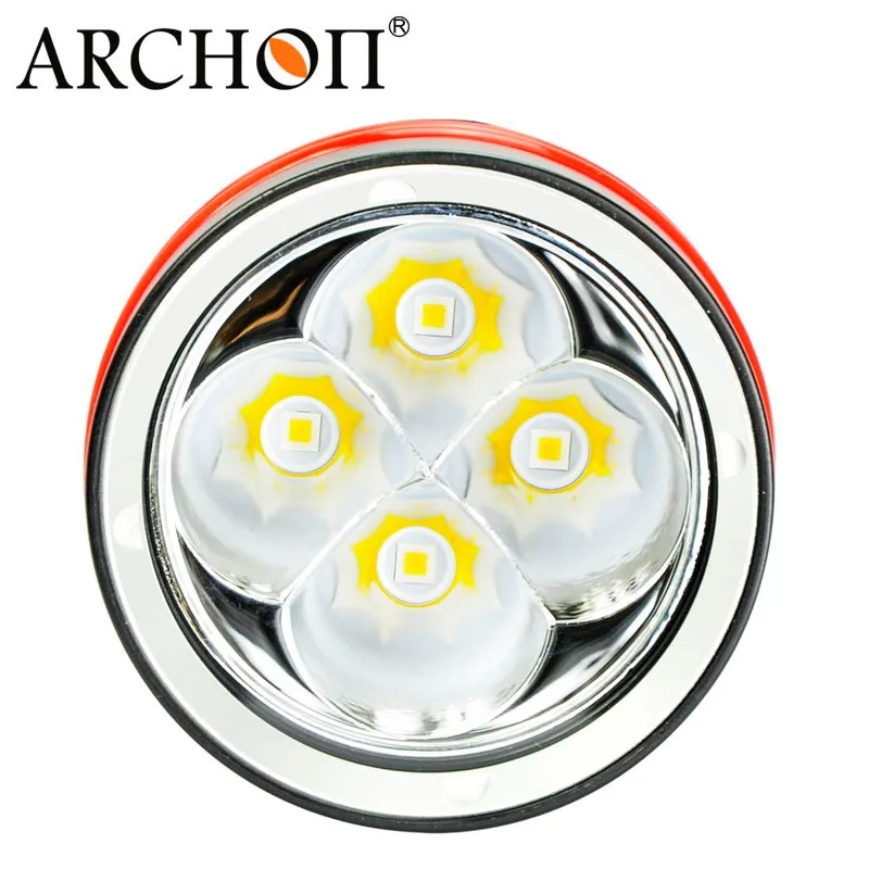 ARCHON DY02 4000 люменов 6500 к CREE XP-L светодиодный фонарик для дайвинга фонарь свет на 26650 батарея и зарядное устройство