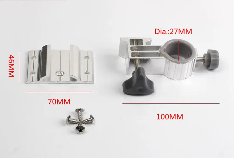 2 pcs umbrella fixed base for fishing box refrigerator Insert umbrella stand