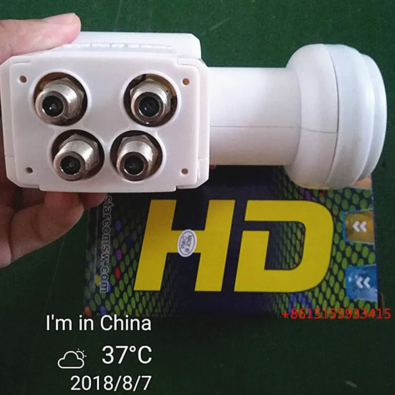 

Universal Quad LNB SR-3604 MINI HD Digital Satellite 4 outputs 0.1db LNB LNBF,Full HD Digital KU Band 4-Output LNB LNBF