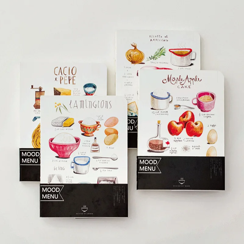 

Mood menu notebook Original drawing Diary book Memo copybook scrapbooking Stationery office accessories School supplies 6120