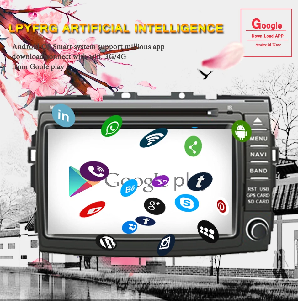 Flash Deal 8 inch Android 9.0 RAM 4GB Car Multimedia Player For TOYOTA PREVIA Estima Tarago Canarado HD 1024*600 Car DVD Player CD BT MAPS 3