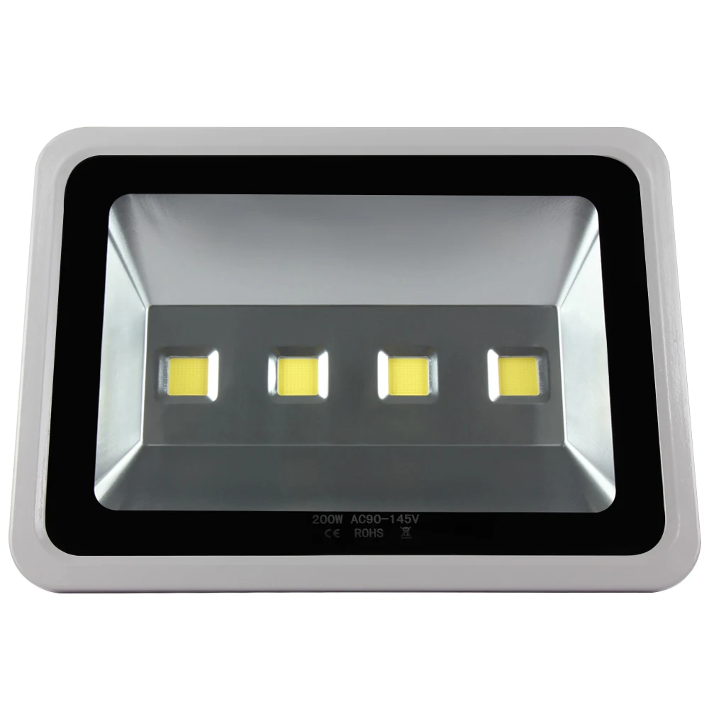 

4pcs Ultrathin Led Flood light 100W 150W 200W 300W 400W AC85-265V Waterproof Floodlight Spotlight lamp Outdoor Lighting