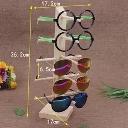 TONVIC деревянная рамка для 3D очки Дисплей пять слоев держатели для очки получают съемный счетчик магазин Дисплей Show стойки