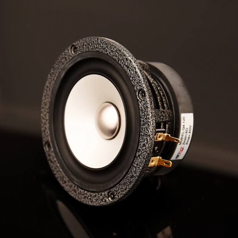 HIFIDIY LIVE hifi 4,7 дюймов 4,5 ''120 мм полночастотный динамик 6OHM 50 вт высокий бас громкоговоритель Q4-120