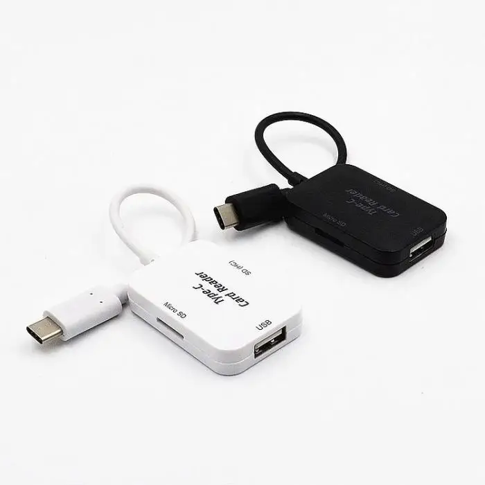 1 шт. USB 3.1 Тип c USB 2.0 хаб чтения карт памяти TF SD + OTG адаптер для Macbook pc em88