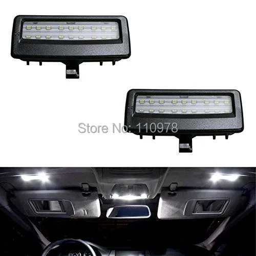 

No Error OEM Replacement Xenon White LED Vanity Mirror Light Assemblie For Bm-w F10 F11 F07 5 Series and F01 F02 F03 F04 7S