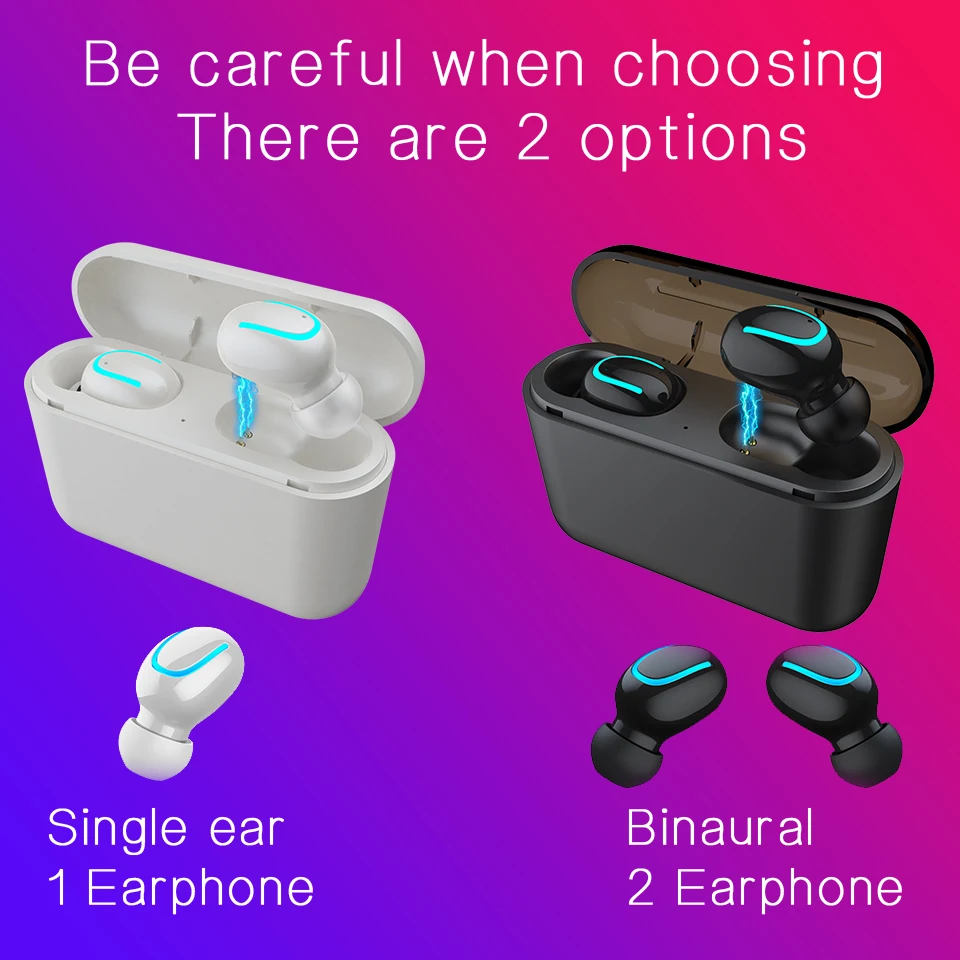 Bluetooth Earphone 5 0 HBQ TWS q32 True Wireless Headphones Sport Handsfree Earbuds Stereo Gaming Headset HBQ Q32