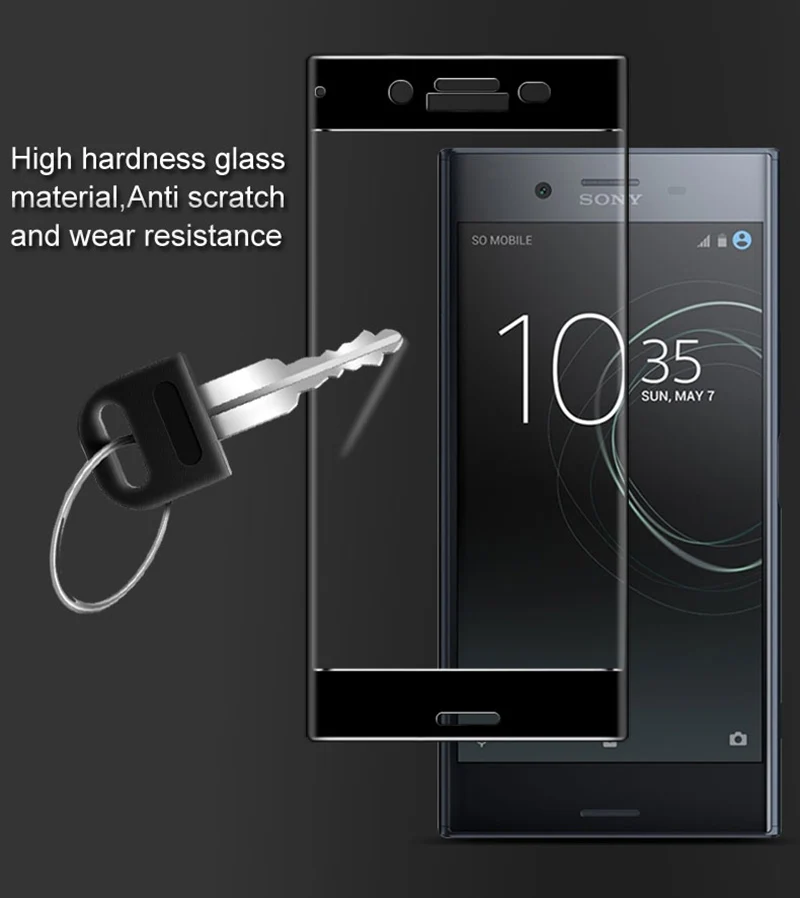 Полное покрытие изогнутое закаленное стекло для sony Xperia XZ Премиум Защита экрана Защитная пленка для sony XZ Премиум XZP стекло