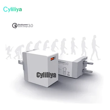 

cyliliya 100pcs QC 3.0 Fast Charger Quick Charge USB Wall Charger US Plug for IPhone 6 7 8 Plus Samsung S6 S7 S8 Plus