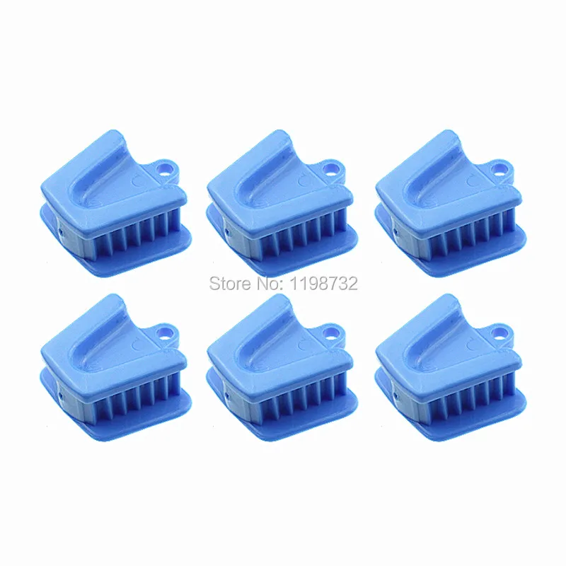 6Pcs Dental Products Silicone Rubber Mouth Opener Intraoral Supporting