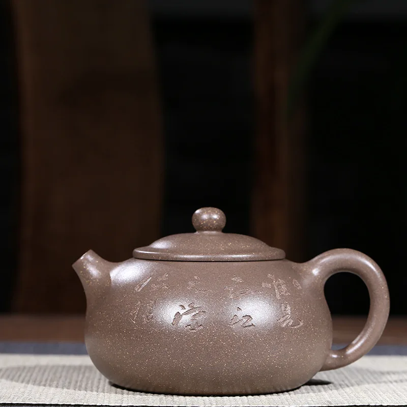 

Enameled Pottery Teapot Quality Goods Manual Raw Ore Grey Lime Mud Xi Shi Kettle Kungfu Online Teapot Tea Set Suit Wholesale