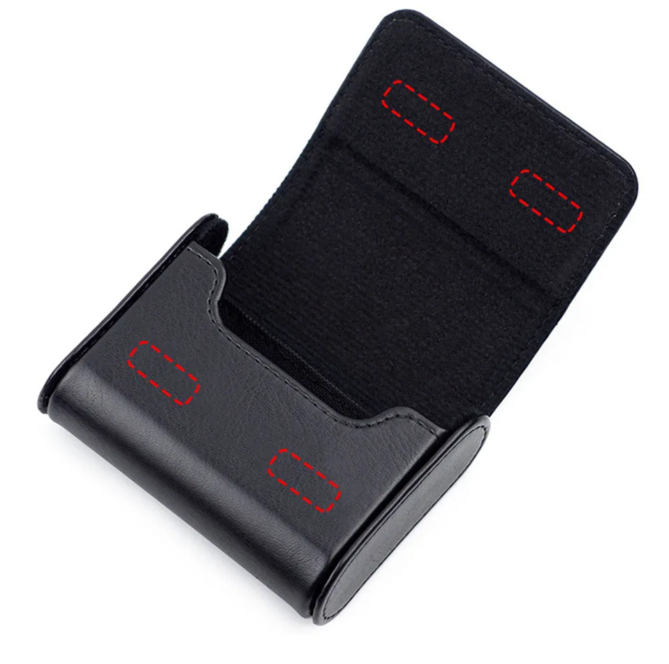 New Magnetic PU leather Case for Earphone Bag Box Headphones Portable Case Headphone Sundries Accessories Headset Storage Bag (4)
