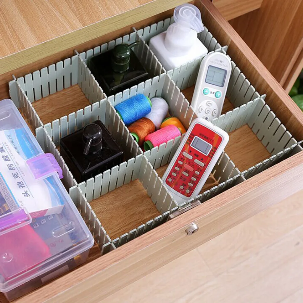 Storage makeup organizer Partition Free Combination Lattice Drawer Partition Plate make up organizer organizador de maquillaje