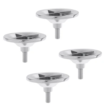 

2.5 Inch Pack of 4pcs Silver Foosball Table Foot Part Accessories Table Soccer Feet Part Made Of High-density Plastic