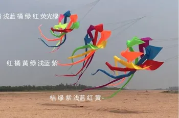 

new 3d volant soft snake Multicolour large rotating rings ring fairy tail weather vane wind rainbow spinner ripstop nylon kite