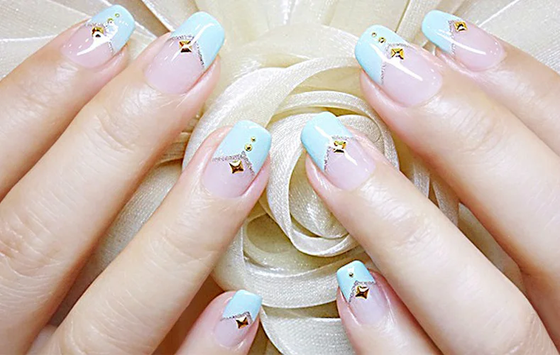 

Hot Sale French Nail Sticker False Nail Art Decal Tips Manicure Tips Round Form Fringe Guides Nail Sticker