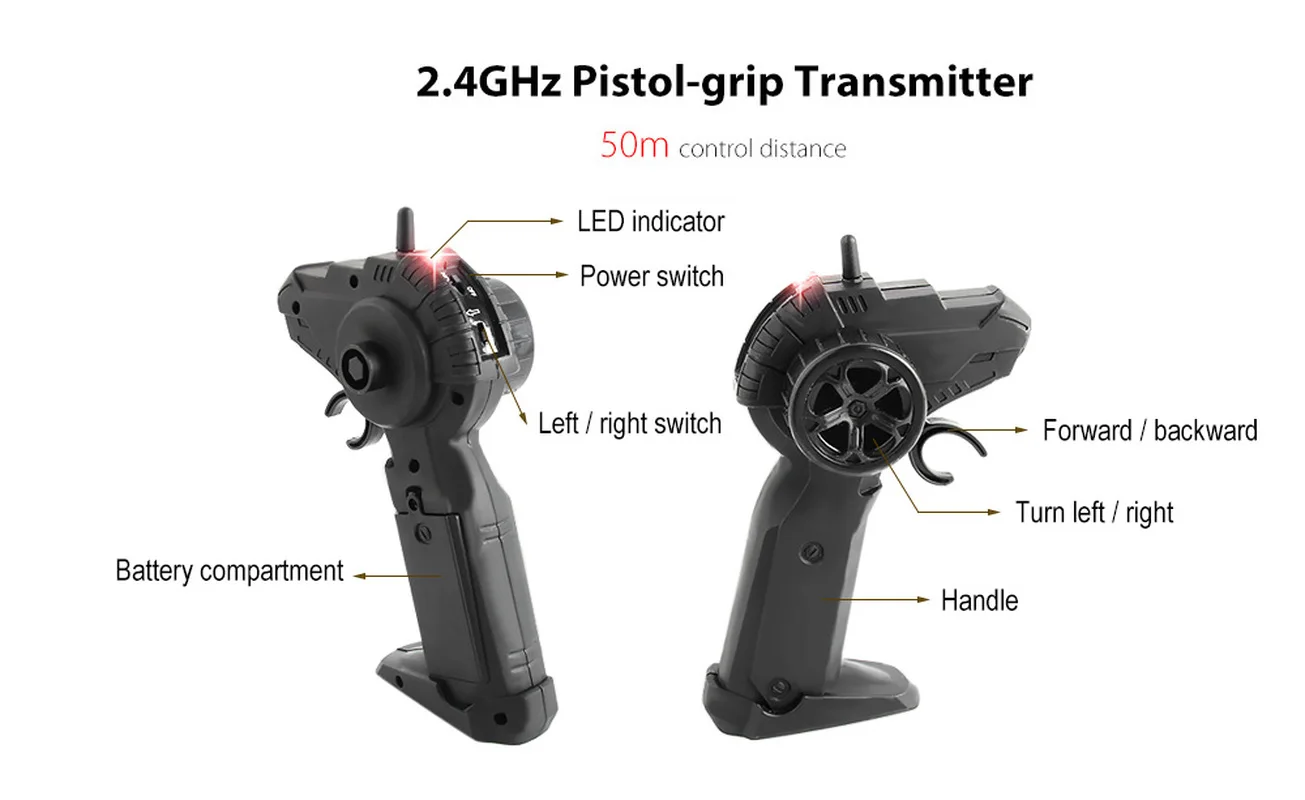 RC Car 2.4GHz 1/ 18 Radio Control RC Action Car RTR Racing Truck 20km/h RC Car Xmas Birthday Gifts Toys for Children RC Car 2.4GHz 1/ 18 Radio Control RC Action Car RTR Racing Truck 20km/h RC Car Xmas Birthday Gifts Toys for Children