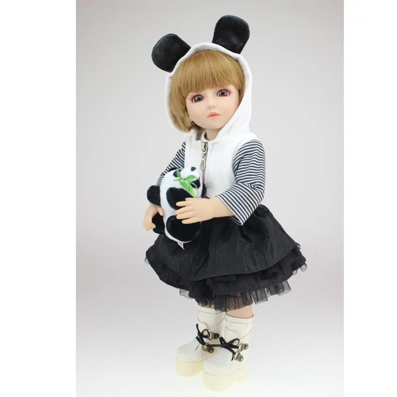 

2018 Best Birthday Gift 45CM SD BJD Doll Toys Cute Silicone Lifelike Doll Girl For Children