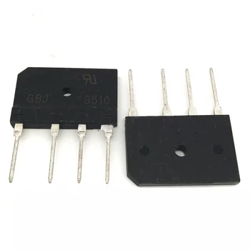 

5PCS KBJ3510 GBJ3510 J3510 35A 1000V BRIDGE RECTIFIER Flat bridge new