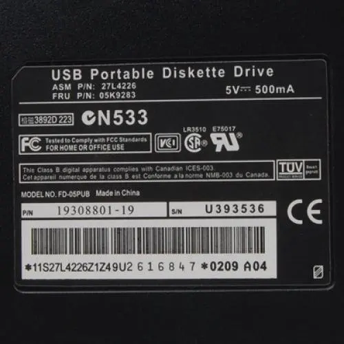 

CAA-Durable USB 2.0 external 3.5-inch 1.44 MB Floppy