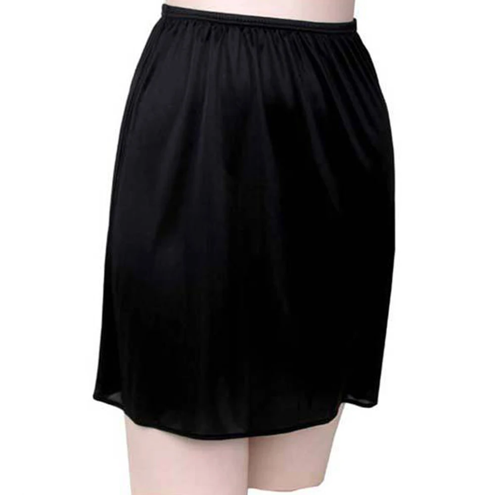 Women Half Slips Casual Female Underskirt Petticoat Underskirt Loose Fit Sexy Under Dress Summer Lining Skirts