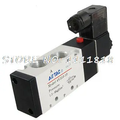 

AC 220V 2 Position 5 Way Pneumatic Solenoid Valve New