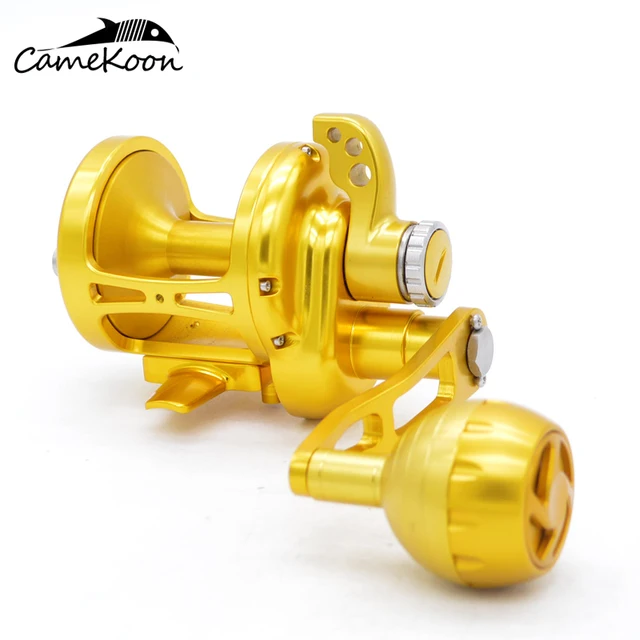 Best Offers CAMEKOON Saltwater Lever Drag Reel Sea Fishing Multiplier Trolling Big Game Reel Full Aluminum CNC Machined Jigging Reel Best Offers CAMEKOON Saltwater Lever Drag Reel Sea Fishing Multiplier Trolling Big Game Reel Full Aluminum CNC Machined Jigging Reel