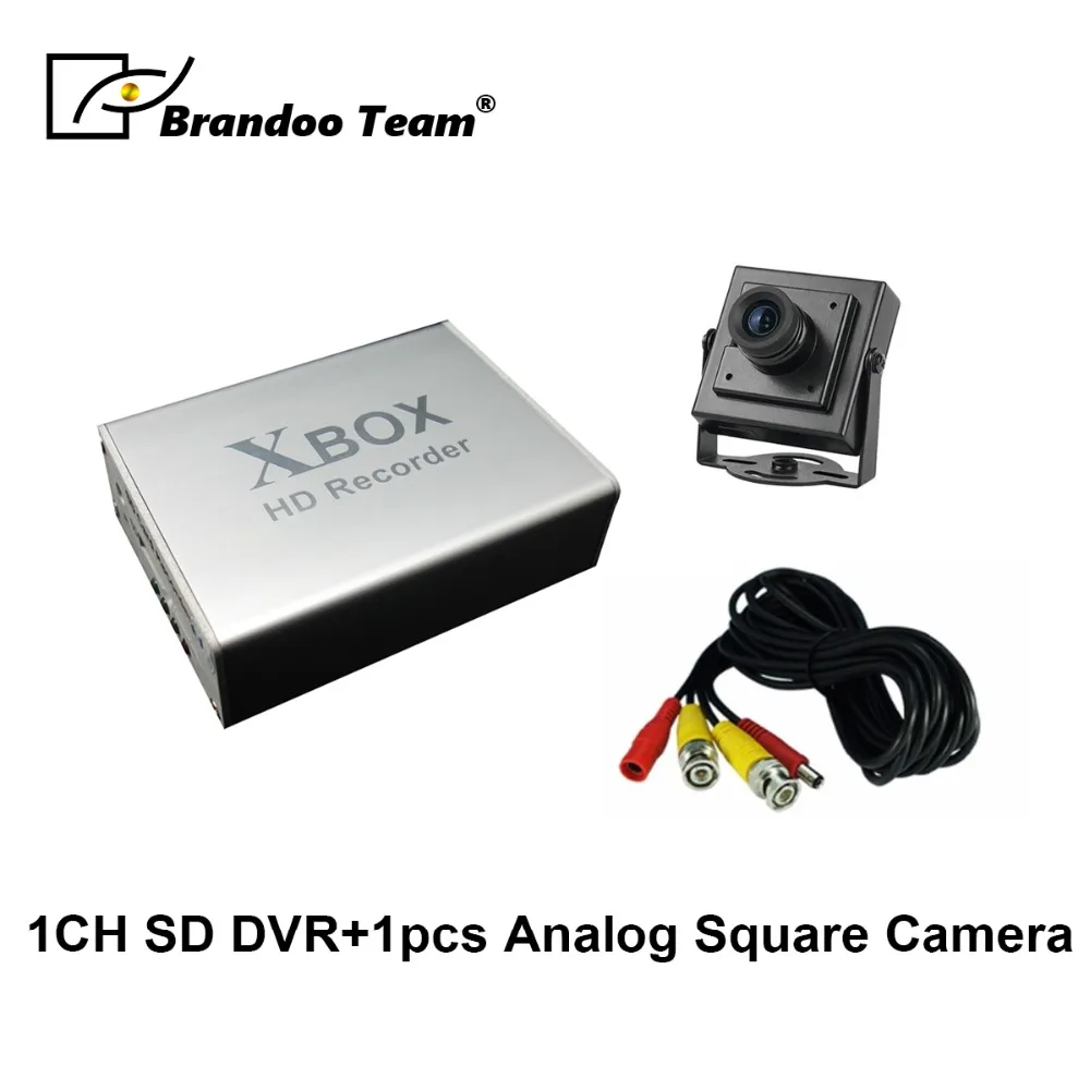 Mini DVR 1 Channel CCTV DVR Kit with 1pcs Analog Camera Video Recorder
