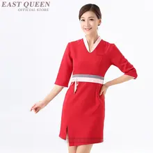 Спа Массаж Униформа косметолога салон красоты официантка Красивая медицинская форма женское платье Медицинская одежда DD1321