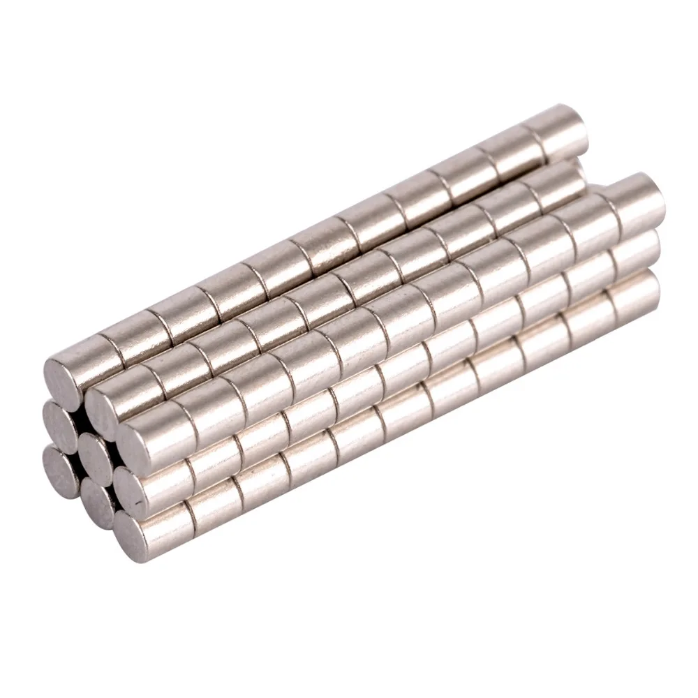 100Pcs/lot Super Strong N50 Neodymium Mini Rare Earth Round
