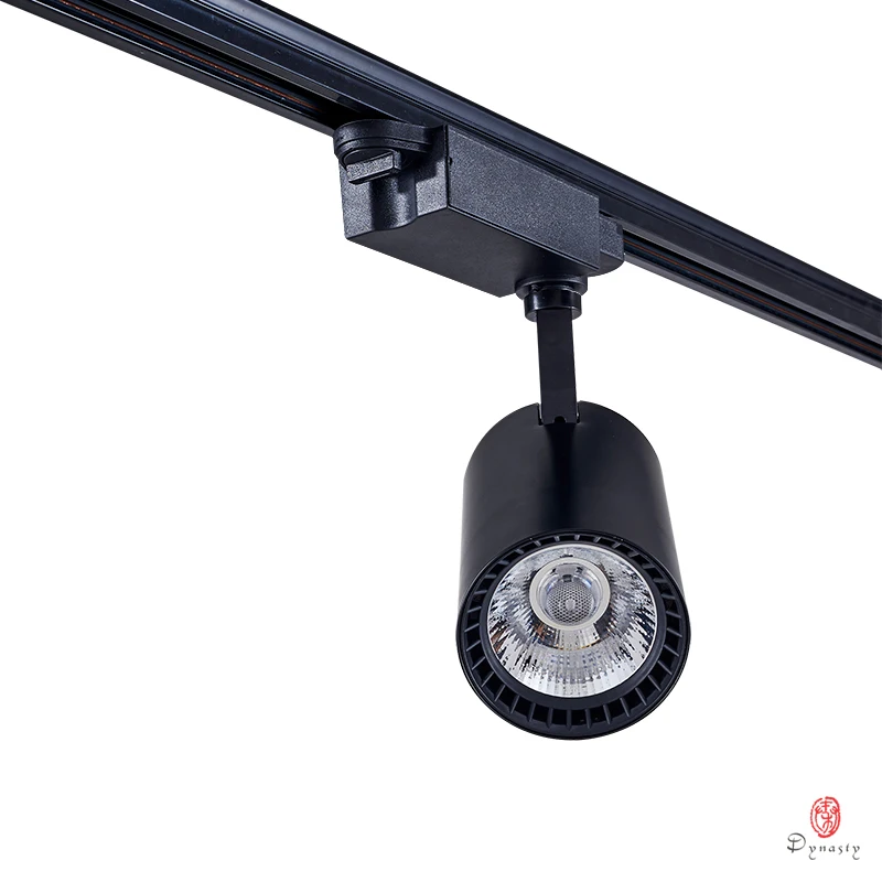 Современный светодиодный COB Трековый светильник черный алюминиевый прожекторы энергосберегающие супер яркие светильники для магазина одежды
