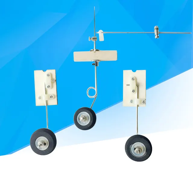 Best Price RC fixed-wing airplane landing gear set front wheel steering with 9g servo steel wire DIY KT board aircraft accessories Best Price RC fixed-wing airplane landing gear set front wheel steering with 9g servo steel wire DIY KT board aircraft accessories
