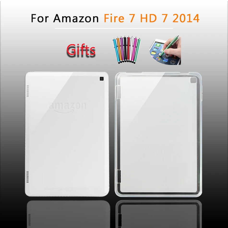 Силиконовый чехол для Amazon Kindle 6 7 8 10/Kidle электронных книг Kindle Paperwhite, на возраст 1, 2, 3, 4, чехол Обложка для Amazon Kindle Fire/Kindle Fire Hd 10 8 HD10 HD8 HD7 HD6 сумки - Цвет: Kindle Fire HD7 2014