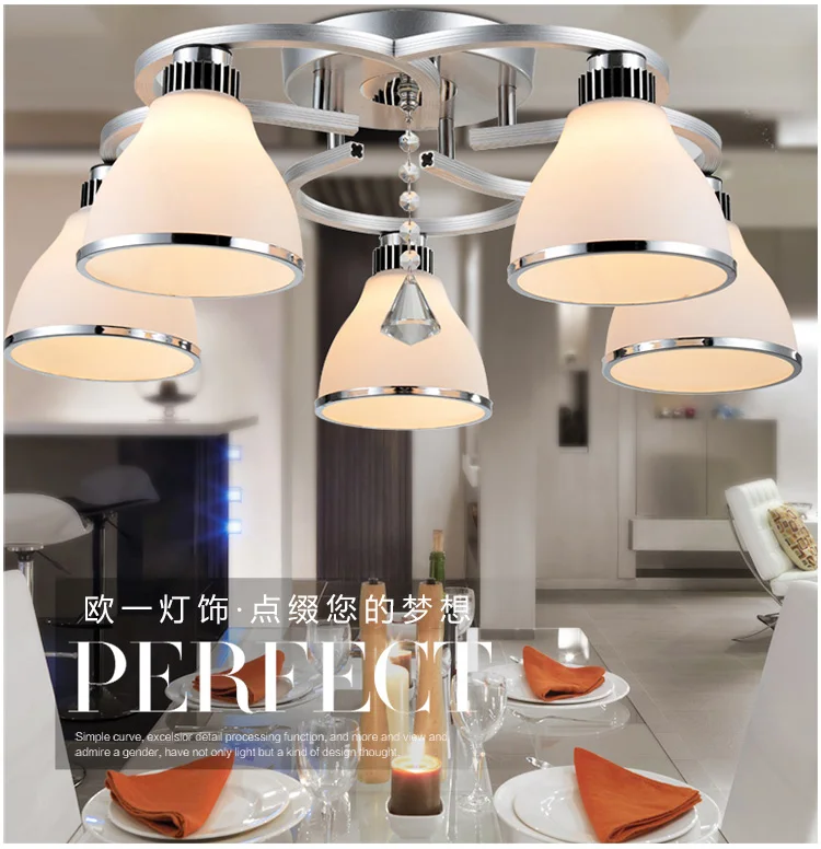 

Modern Fashion k9 crystal ceiling lamp led lamps living room led K9 crystal ceiling lamps E27 led lustre light ceiling lamps