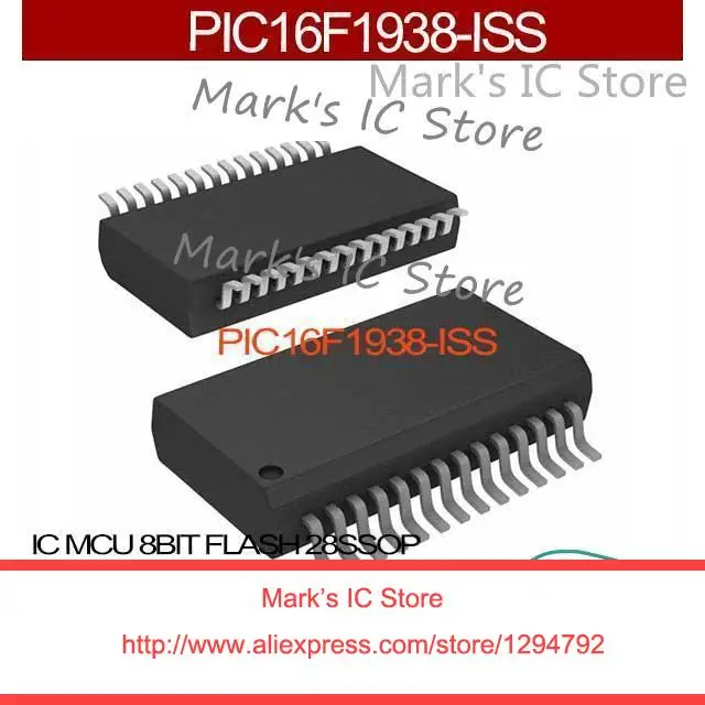 Микросхема 8 битная вспышка 28SSOP PIC16F1938 16F193 PIC16F193 16F1938 PIC16F1 16F1938|flash ic|flash flash |