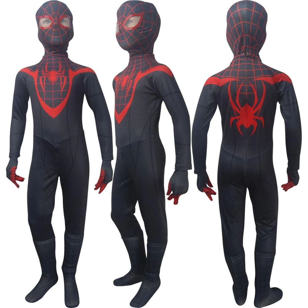 Deguisement The Amazing Spider Man Anak anak Amazing Spider Man 2 Kostum Cosplay Km Morales Superhero Suit  Jumpsuit Kostum Halloween X'mas Ulang Tahun Valentine Hari|Anak laki-laki  Kostum| - AliExpress