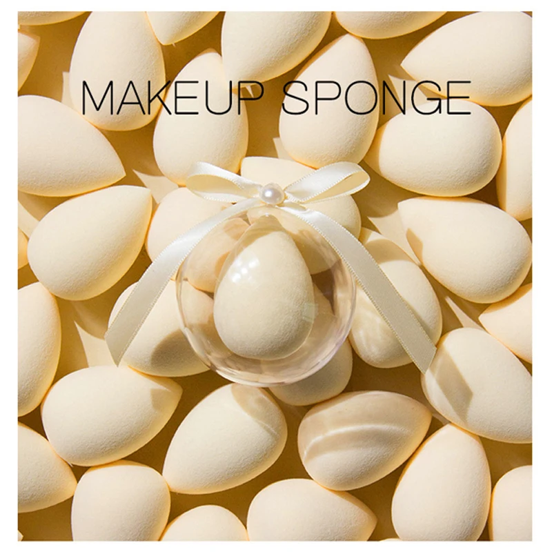 

bdbeauty New Beige Makeup Sponge Blender - Very Soft & Safe Material Makeup Applicator for Liquid Cream Foundation