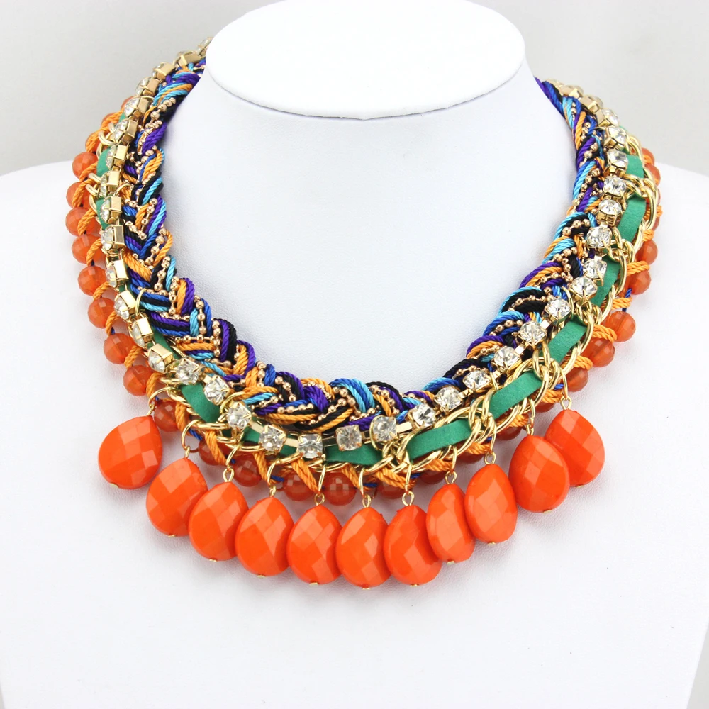 Statement Necklace, Elegant Handmade Chunky Necklace Statement 2013 Newin Choker Necklaces from