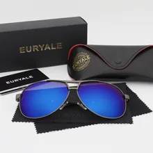 2017 Nueva llegada EURYALE gafas de Sol Polarizadas de Los Hombres Diseñador de la Marca de La Vendimia Masculina Gafas de Sol gafas gafas de sol masculino EY0193