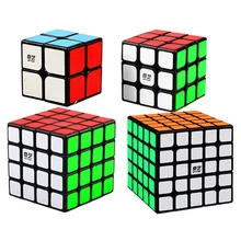 QIYI Профессиональный Кубик Рубика 3X3 4X4 Neo Cubo головоломка скорость зеркальный волшебный куб Металл Обучение Образование Дети Взрослые кубический Рубин игрушка