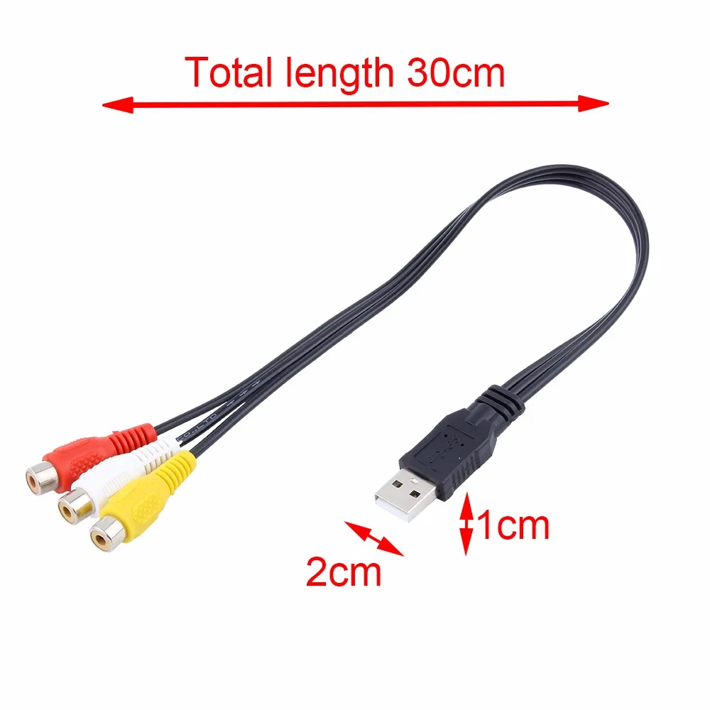 HDMI к RCA кабель Male to 3RCA композитный AV M/M Соединительный Кабель адаптер Шнур