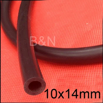 

10mm X 14mm Black colour Silicone Rubber Vacuum Tubing Hose Tube Flexible Pipe High temperature resistant hose