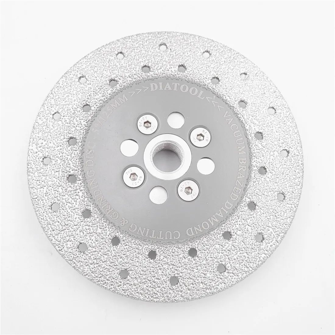 Cutting disc grinding disc abrasive wheel grinding wheel cutting blade 1pc Premium Quality Diameter Double Sided Vacuum Brazed Diamond Cutting & Grinding Disc With 5/8-11 Flange