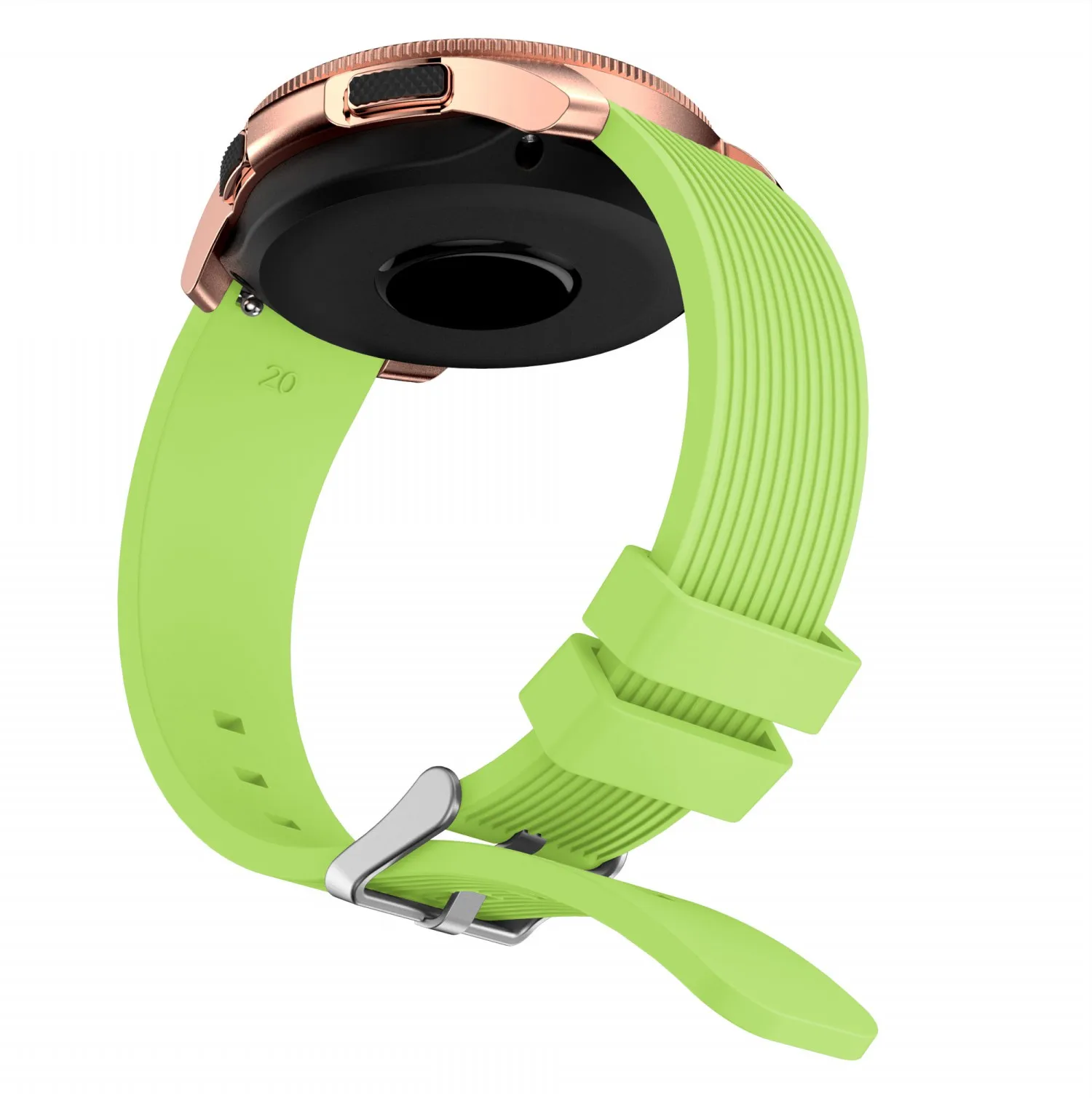 Полосатый силиконовый ремешок для часов samsung Galaxy Watch 42 мм сменный резиновый браслет 20 мм ремешок для часов Galaxy Active