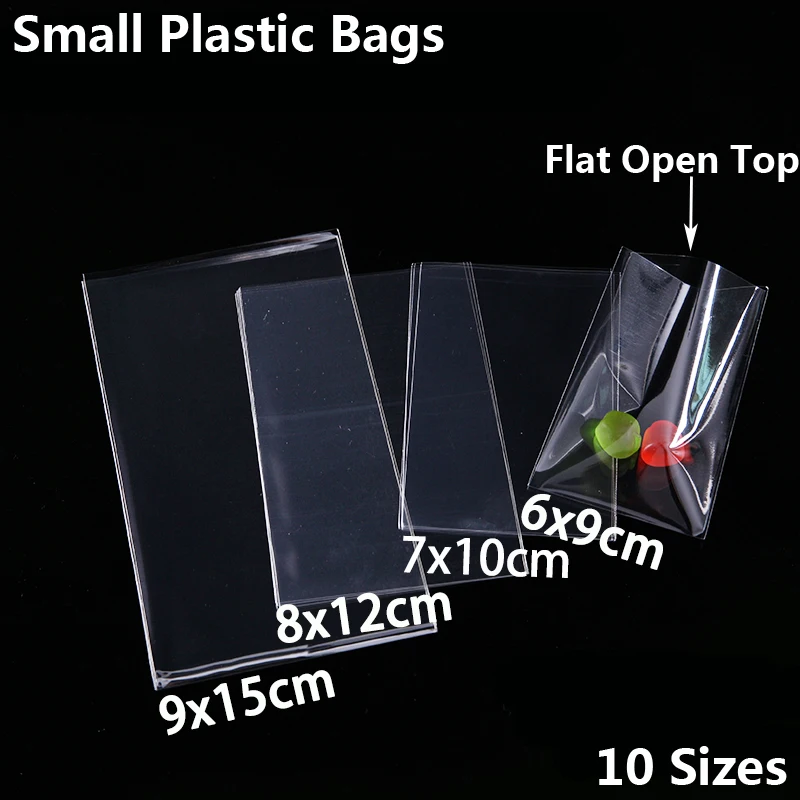 

Transparent Food Package Sweets Cookies Lollipop Candy Biscuit Small Packaging Bags Christmas Toy Gift Packing Clear Plastic Bag