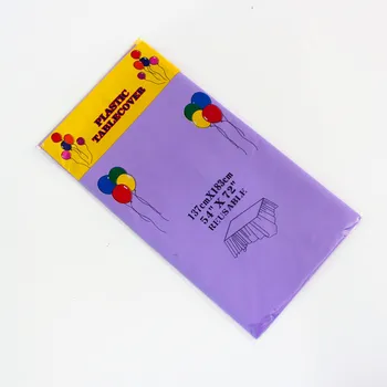 

New Household Items Purple Table Cloth Kids Birthday Party Decoration Baby Shower Decoration Supplies Disposable Tablecloth