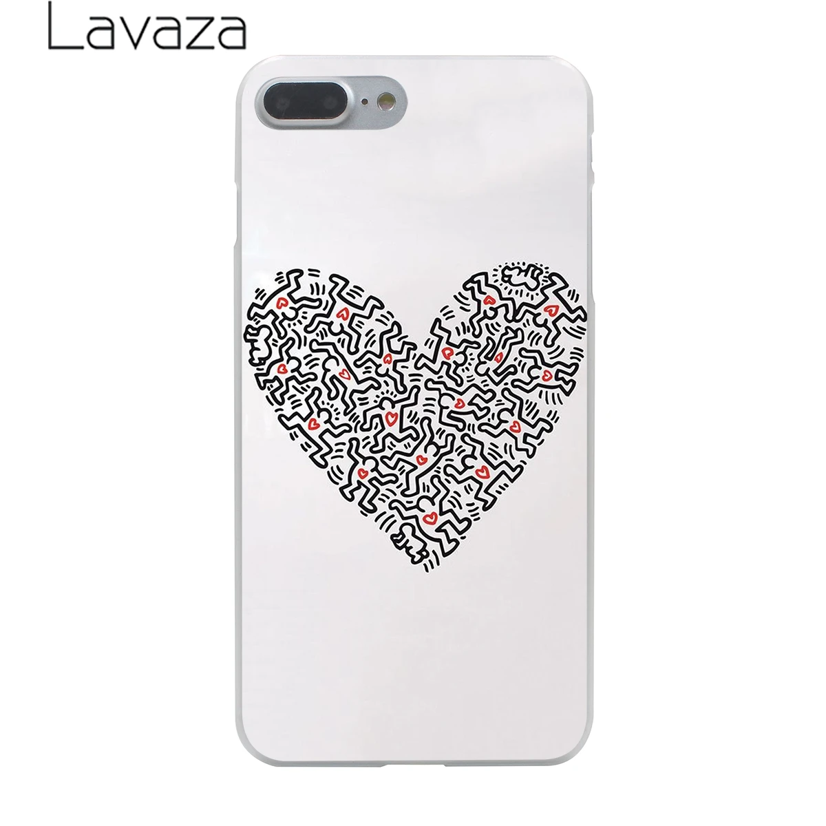 Жесткий чехол Lavaza Keith Haring art для телефона iPhone XR X XS 11 Pro Max 10 7 8 6S 5 5S SE 4 4s