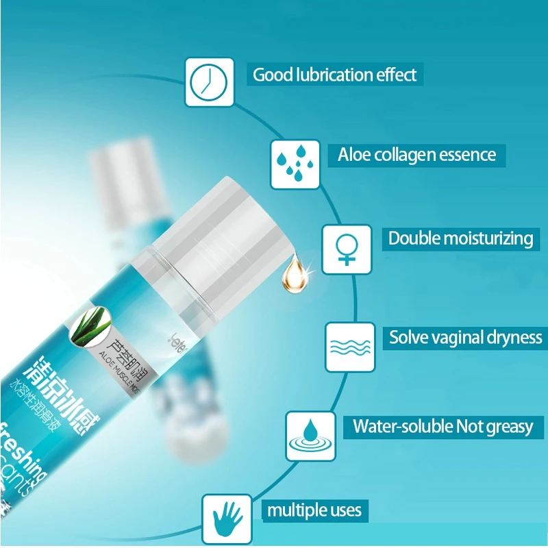 Leten 60ml Aloe Sex Lubricant Sex Toys For Couples Lubrication Vaginal Anal Lubricant Water-based Body Massage Sex Oil Lube New 2 Leten 60ml Aloe Sex Lubricant Sex Toys For Couples Lubrication Vaginal Anal Lubricant Water-based Body Massage Sex Oil Lube New 2