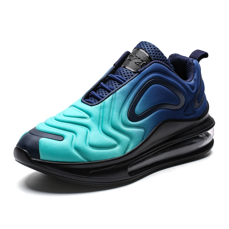 

New Design Blue Superstar Air Cushion Vapormax Men Running Sneakers Unisex Comfortable Elastic Air Sole Men Sport Shoes Trainers